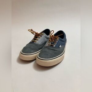 VANS men’s three tone denim classic low top sneakers
